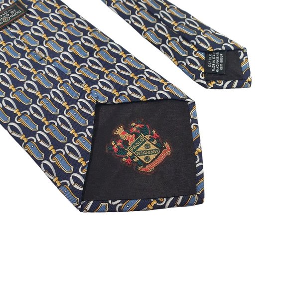 Paulo Gucci Mens Necktie Designer Luxury Horse Accessory Italian Work Office - Picture 4 of 5